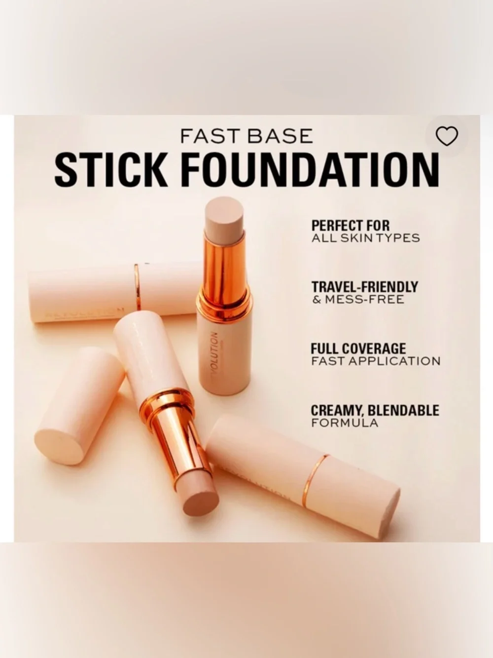 F12 Revolution Makeup Fast Base Stick Foundation